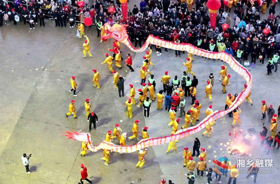 非遗湘潭①丨视频：湘乡壶天火龙灯点亮新春